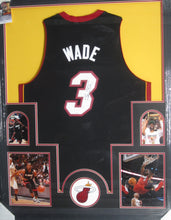 Load image into Gallery viewer, Miami Heat Dwayne Wade Signed Jersey Framed &amp; Matted with JSA COA