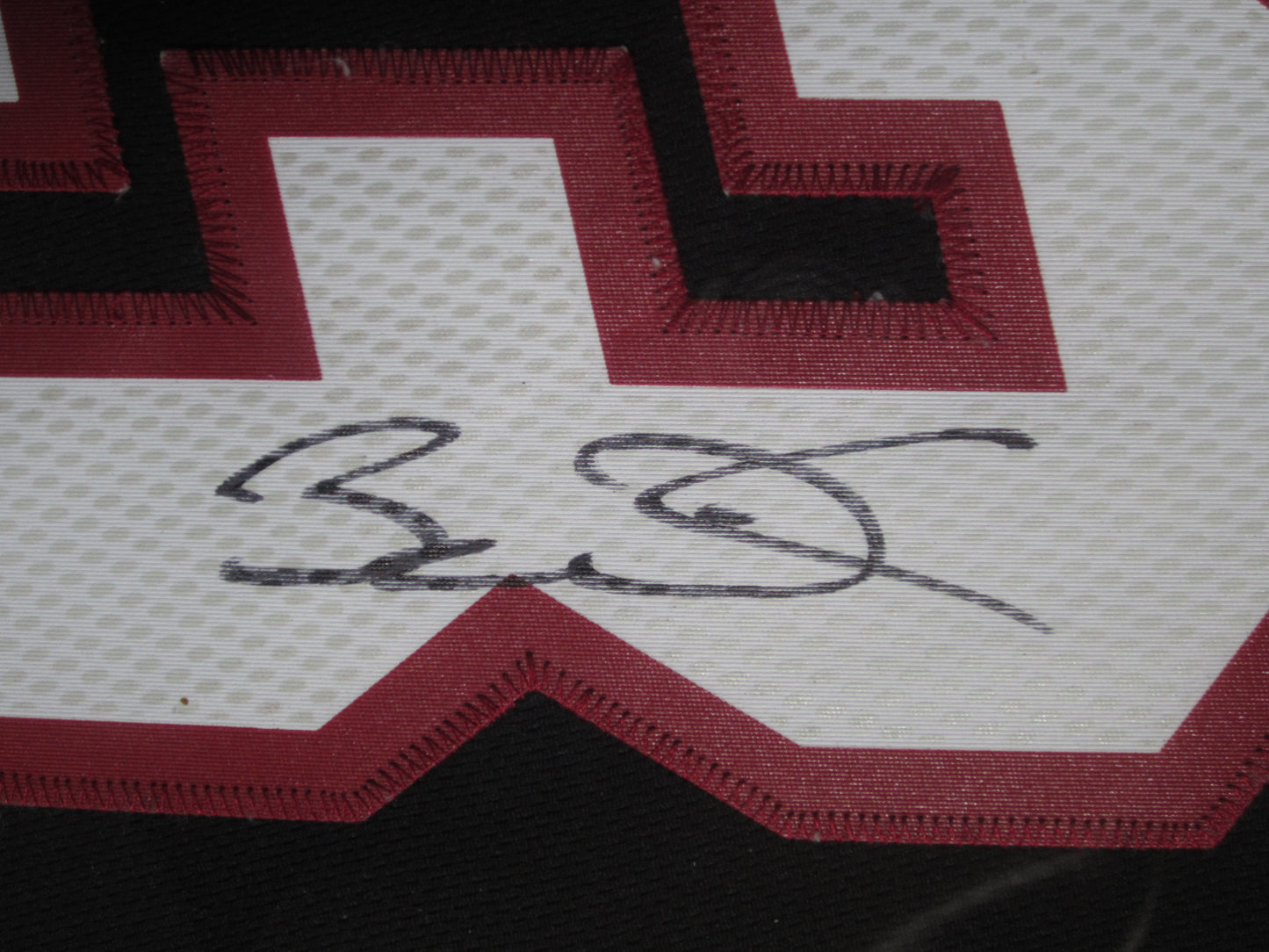 Miami Heat Dwayne Wade Hand Signed Autographed Custom Black Jersey Framed & Matted with JSA COA