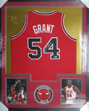 Load image into Gallery viewer, Chicago Bulls Horace Grant Signed Jersey Framed &amp; Matted with BECKETT COA