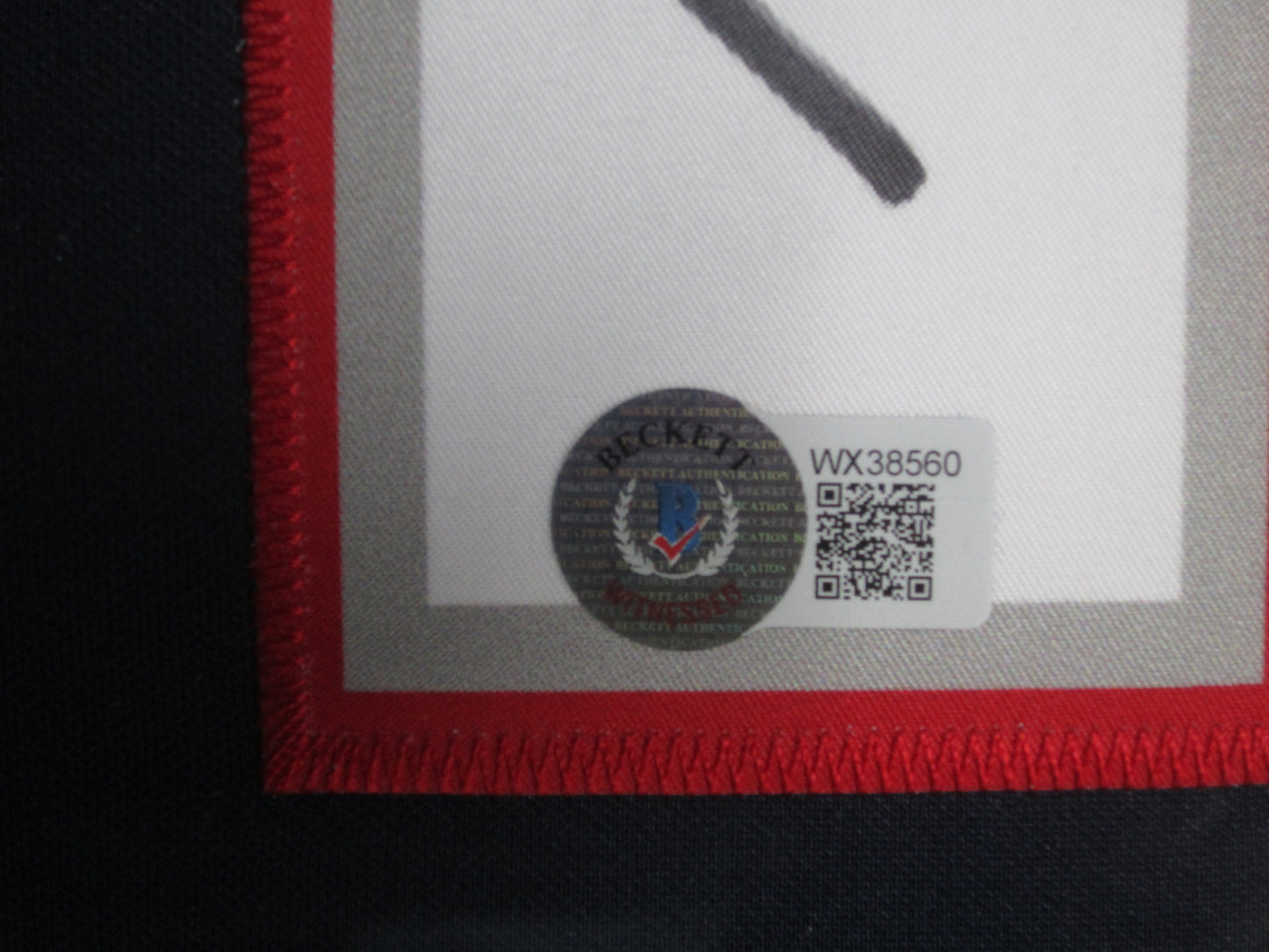 New England Patriots Mac Jones Hand Signed Autographed Blue Jersey Framed & Matted with BECKETT COA