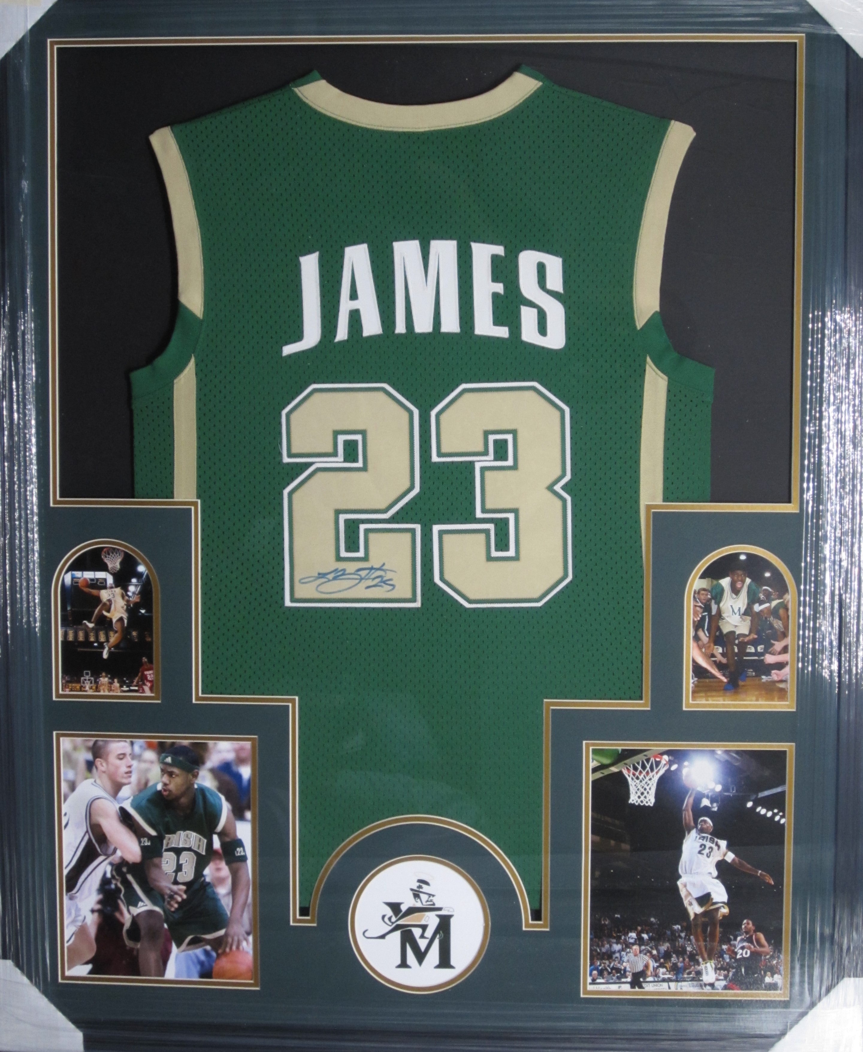 St. Vincent Lebron James Hand Signed Autographed High School