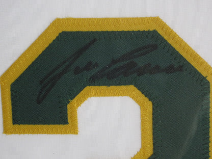 Oakland Athletics Jose Canseco Hand Signed Autographed Custom White Jersey Framed & Matted with JSA COA