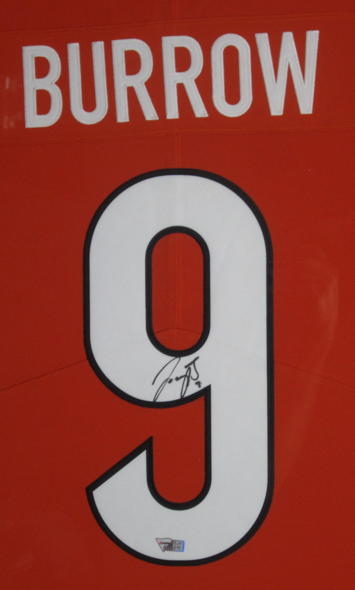 Cincinnati Bengals Joe Burrow Hand Signed Autographed Authentic Jersey Framed & Matted with FANATICS Authentic COA