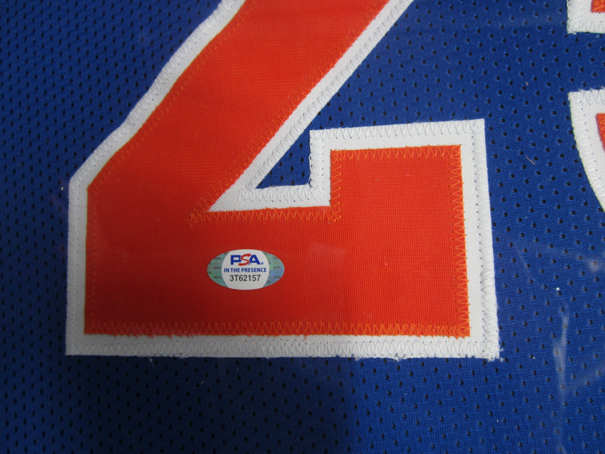 Cleveland Cavaliers Mark Price Hand Signed Autographed Custom Blue Jersey Framed & Matted with PSA COA