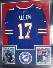 Load image into Gallery viewer, Buffalo Bills Josh Allen Signed Jersey Framed &amp; Matted with BECKETT COA