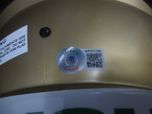 University of Notre Dame Chase Claypool Signed Full-Size Replica Helmet with BECKETT COA