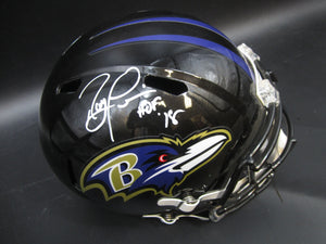 Baltimore Ravens Ray Lewis Signed Full-Size Authentic Helmet with BECKETT COA