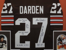 Load image into Gallery viewer, Cleveland Brown Thom Darden SIGNED Framed Matted Jersey WITH COA