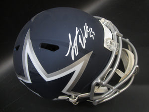 Dallas Cowboys Leighton Vander Esch SIGNED Full-Size REPLICA Helmet With BECKETT COA