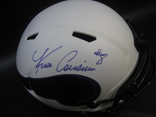 Minnesota Vikings Kirk Cousins Hand Signed Autographed Full-Size Replica Helmet with BECKETT COA