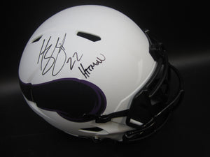 Minnesota Vikings Harrison Smith Signed Full-Size Replica Helmet with HITMAN Inscription & BECKETT COA
