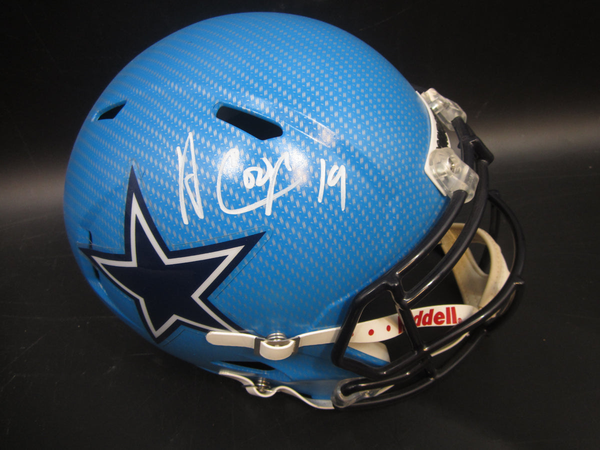 Dallas Cowboys Amari Cooper Hand Signed Autographed Full-Size Custom Speed Replica Helmet with BECKETT COA