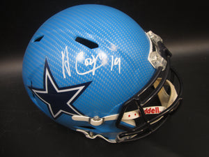 Dallas Cowboys Amari Cooper SIGNED Full-Size REPLICA Helmet With BECKETT COA