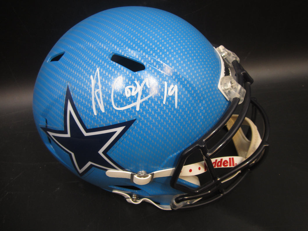 Dallas Cowboys Amari Cooper Signed Full-Size Custom Speed Replica Helmet with BECKETT COA