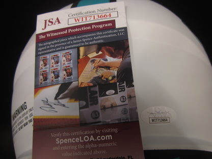 Miami Dolphins Jason Taylor Hand Signed Autographed Full-Size Replica Helmet with JSA COA