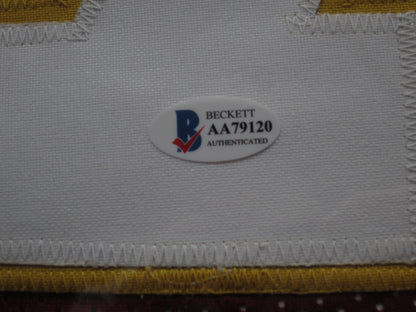 Washington Redskins Joe Theismann Hand Signed Autographed Maroon Jersey with 83 MVP Inscription Framed & Matted with BECKETT COA