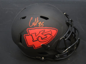 Kansas City Chiefs Clyde Edwards-Helaire Signed Full-Size Replica Helmet with BECKETT COA