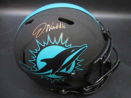 Miami Dolphins Jaylen Waddle Hand Signed Autographed Full-Size Replica Helmet with FANATICS Authentic COA