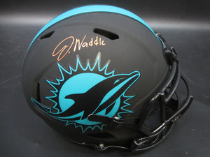 Miami Dolphins Jaylen Waddle Signed Full-Size Replica Helmet with FANATICS Authentic COA