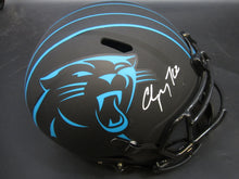 Load image into Gallery viewer, Carolina Panthers Christian McCaffrey Signed Full-Size Replica Helmet with BECKETT COA
