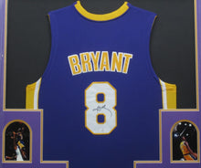 Load image into Gallery viewer, Lakers Kobe Bryant SIGNED Framed Matted Jersey WITH COA