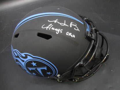 Tennessee Titans A.J. Brown Signed Full Size Eclipse Replica Helmet with Always Open Inscription & JSA COA AJ