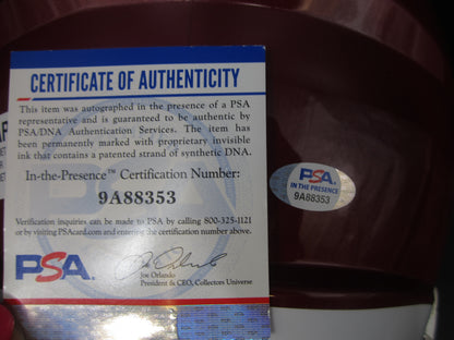Washington Redskins Clinton Portis Hand Signed Autographed Full-Size Replica Helmet with BECKETT COA