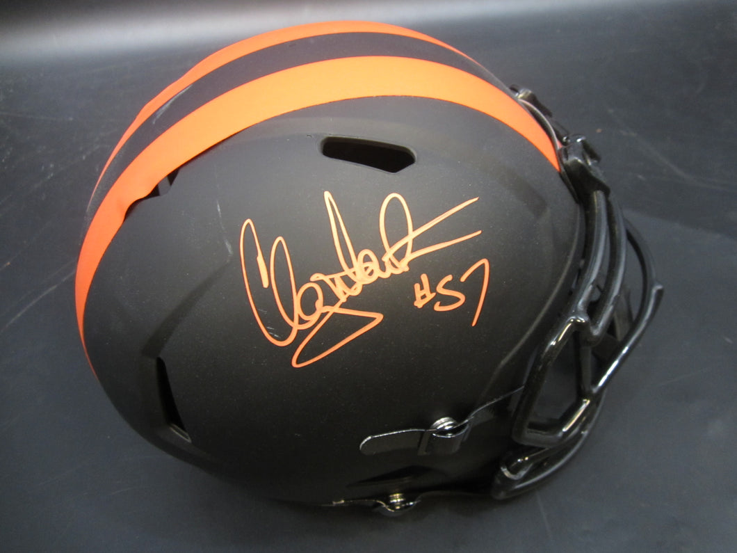 Cleveland Browns Clay Matthews Signed Full-Size Replica Helmet with BECKETT COA