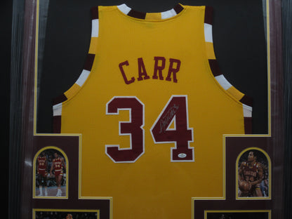 Cleveland Cavaliers Austin Carr Hand Signed Autographed Custom Gold Jersey Framed & Matted with COA