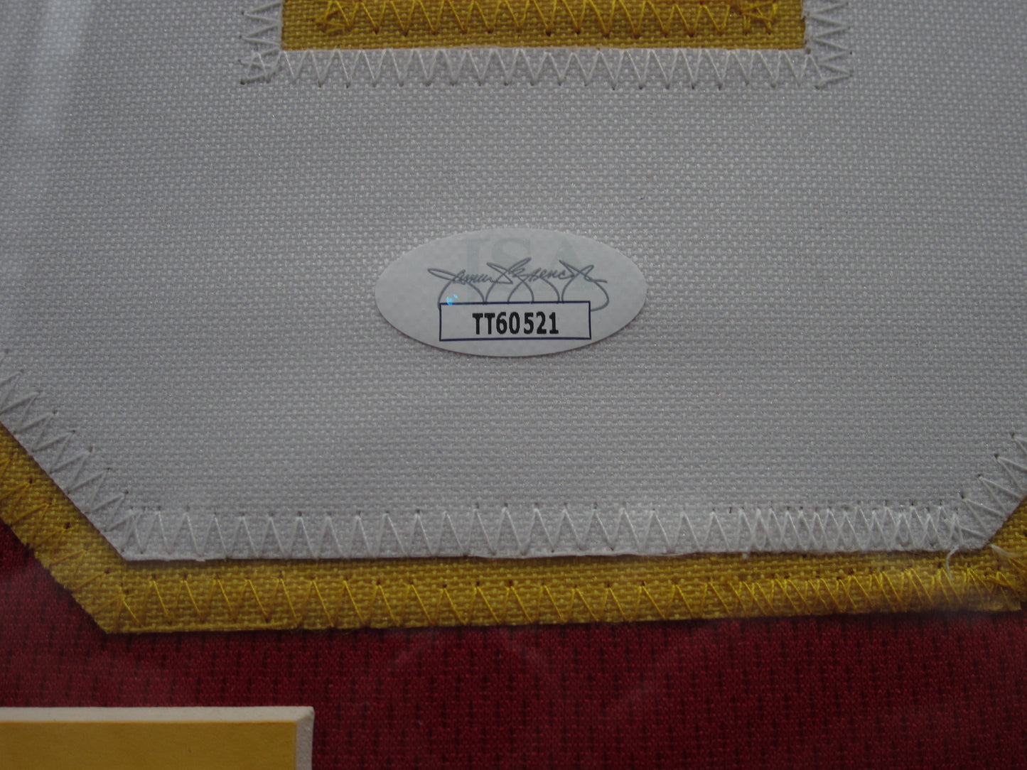 Kansas City Chiefs Christian Okoye Hand Signed Autographed Custom Red Jersey Framed & Matted with JSA COA