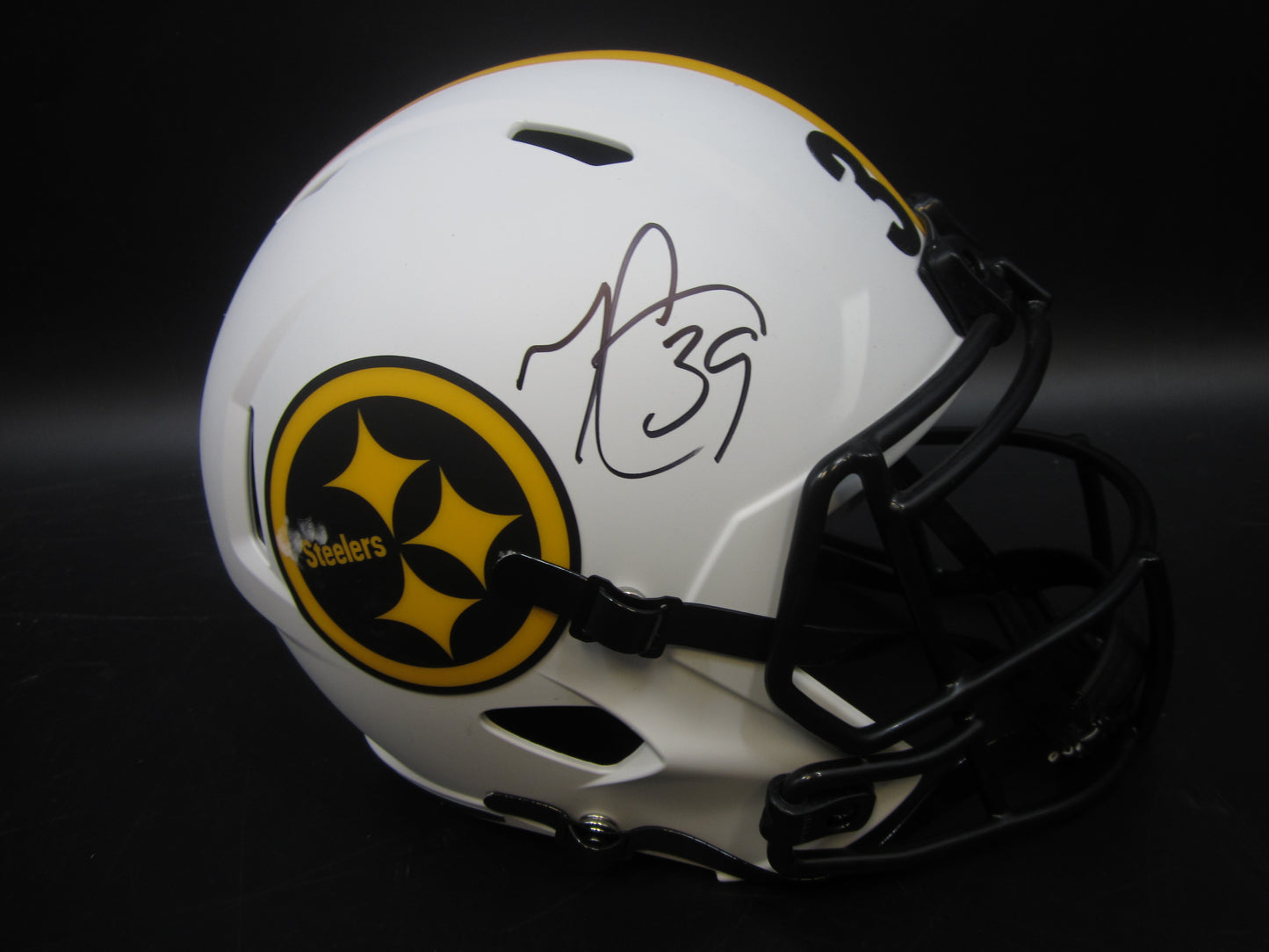 Pittsburgh Steelers Minkah Fitzpatrick Signed Full-Size Replica Helmet with BECKETT COA