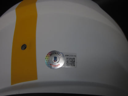 Pittsburgh Steelers Minkah Fitzpatrick Signed Full-Size Replica Helmet with BECKETT COA