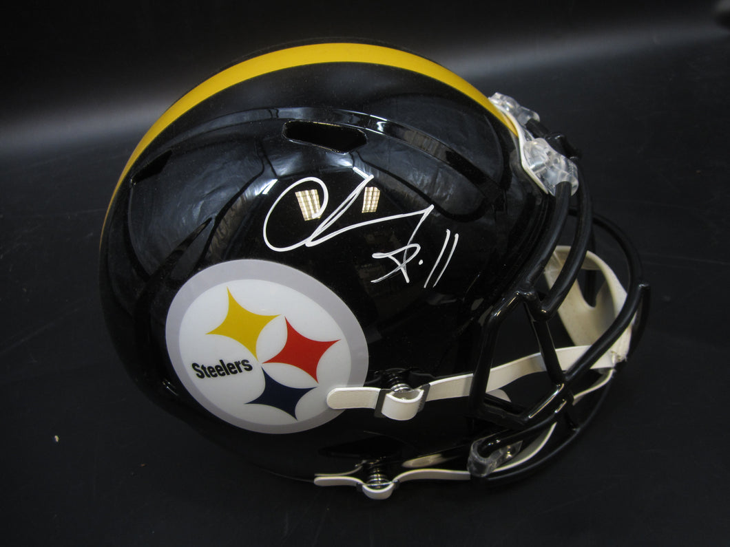 Pittsburgh Steelers Chase Claypool Signed Full-Size Replica Helmet with BECKETT COA