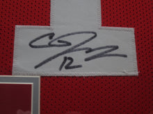 Load image into Gallery viewer, The Ohio State University Buckeyes Cardale Jones Hand Signed Autographed Custom Red Jersey Framed &amp; Matted with COA