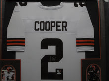 Load image into Gallery viewer, Cleveland Browns Amari Cooper Signed Jersey Framed &amp; Matted with PIA COA &amp; JSA COA