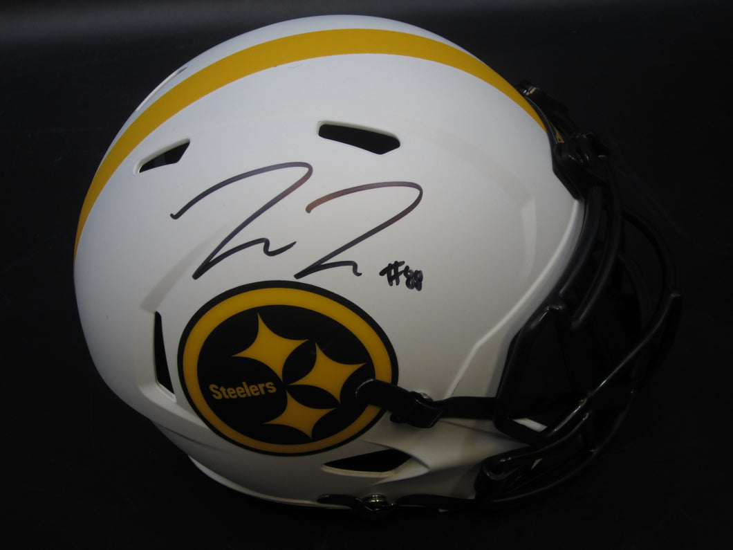 Pittsburgh Steelers Pat Freiermuth SIGNED Full-Size REPLICA Helmet With BECKETT COA
