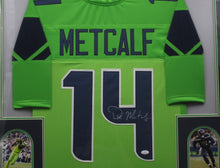 Load image into Gallery viewer, Seattle Seahawks DK Metcalf Signed Jersey Framed &amp; Matted with JSA COA