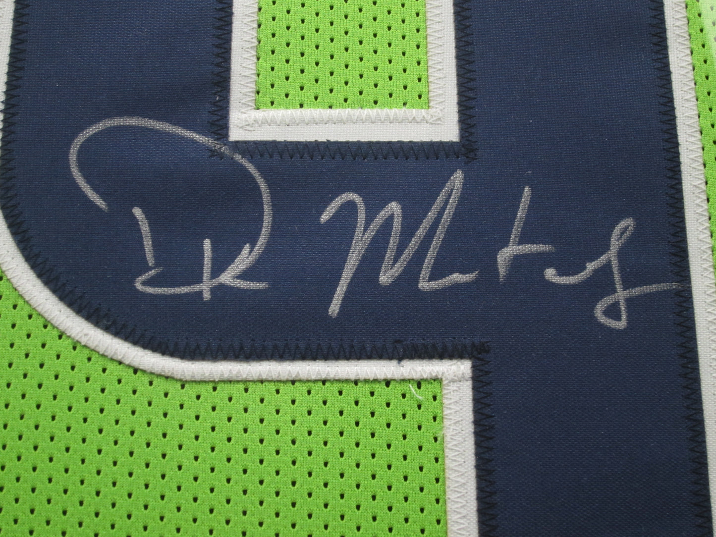 Seattle Seahawks DK Metcalf Hand Signed Autographed Green Jersey Framed & Matted with JSA COA