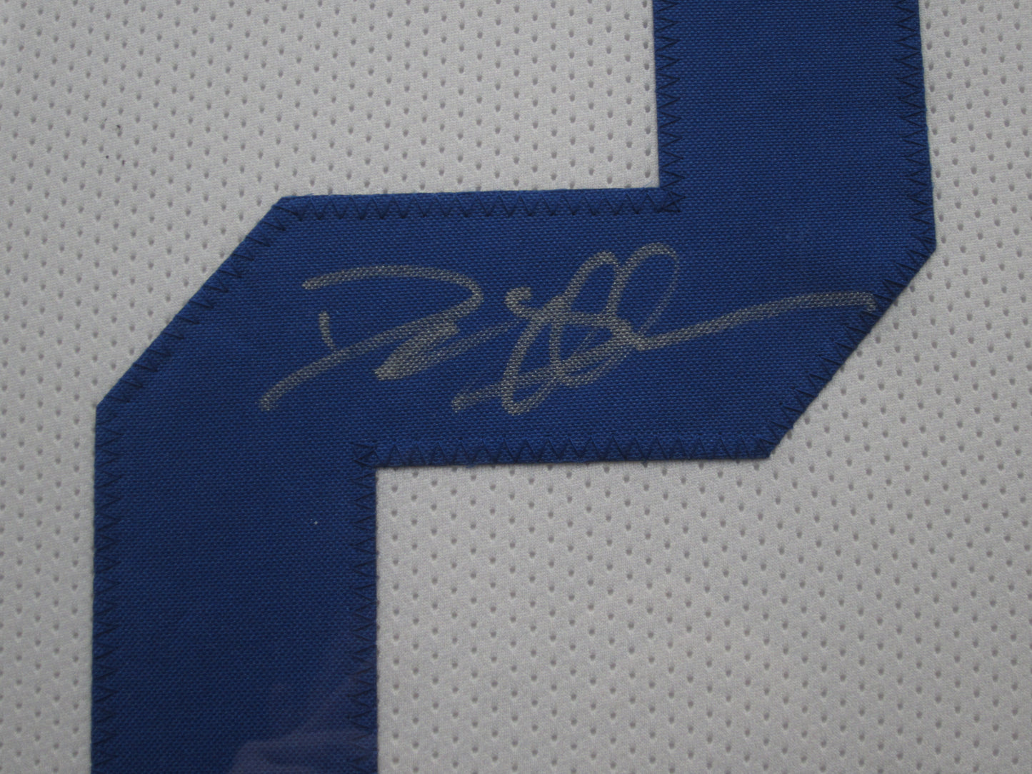 Dallas Cowboys Deion Sanders Hand Signed Autographed White Jersey Framed & Matted with BECKETT COA