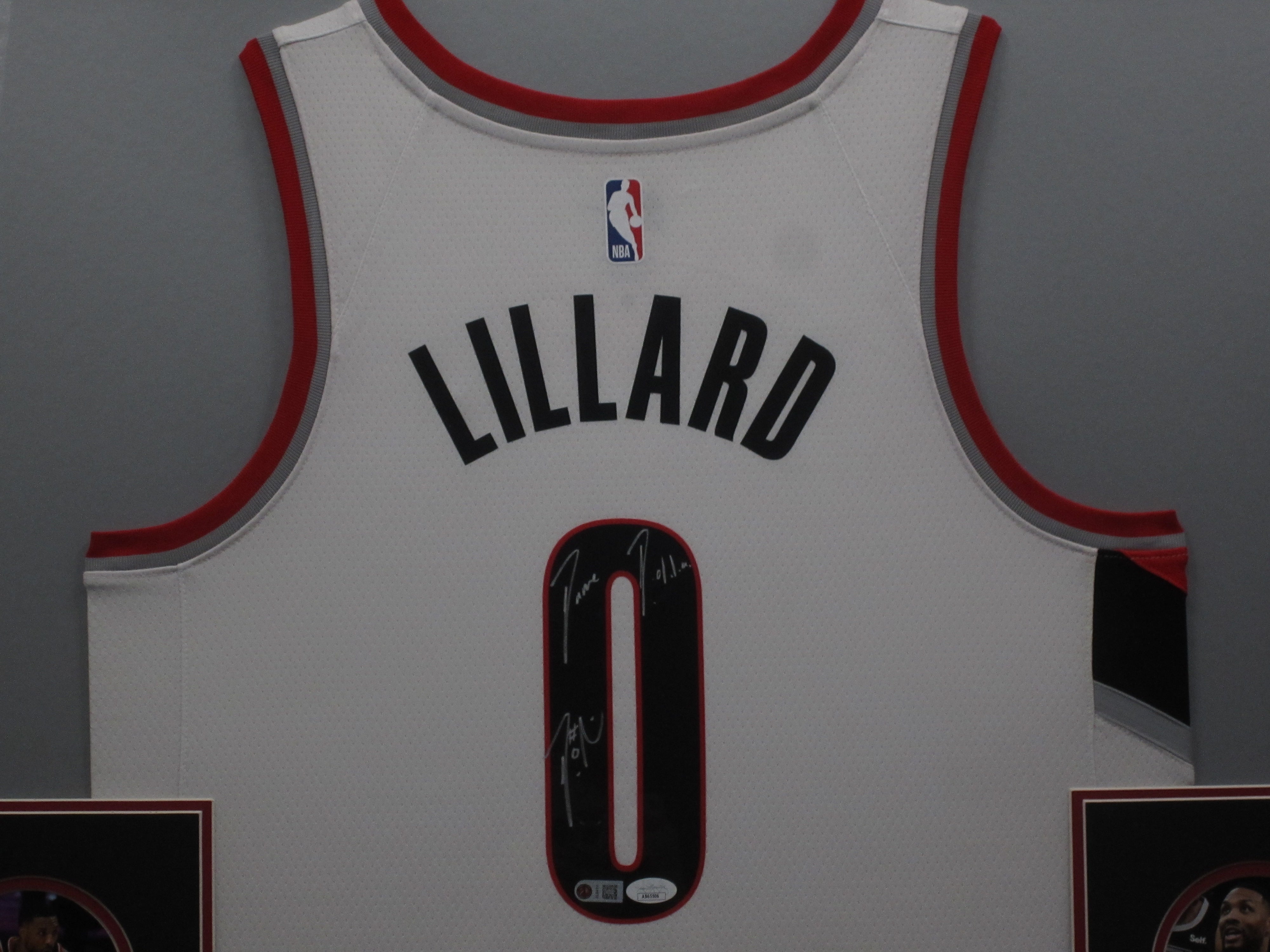 Portland Trail Blazers Damian Lillard Hand Signed Autographed