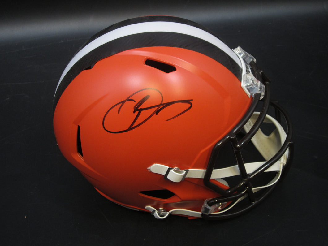 Cleveland Browns Odell Beckham Jr. Signed Full-Size Replica Helmet with JSA COA
