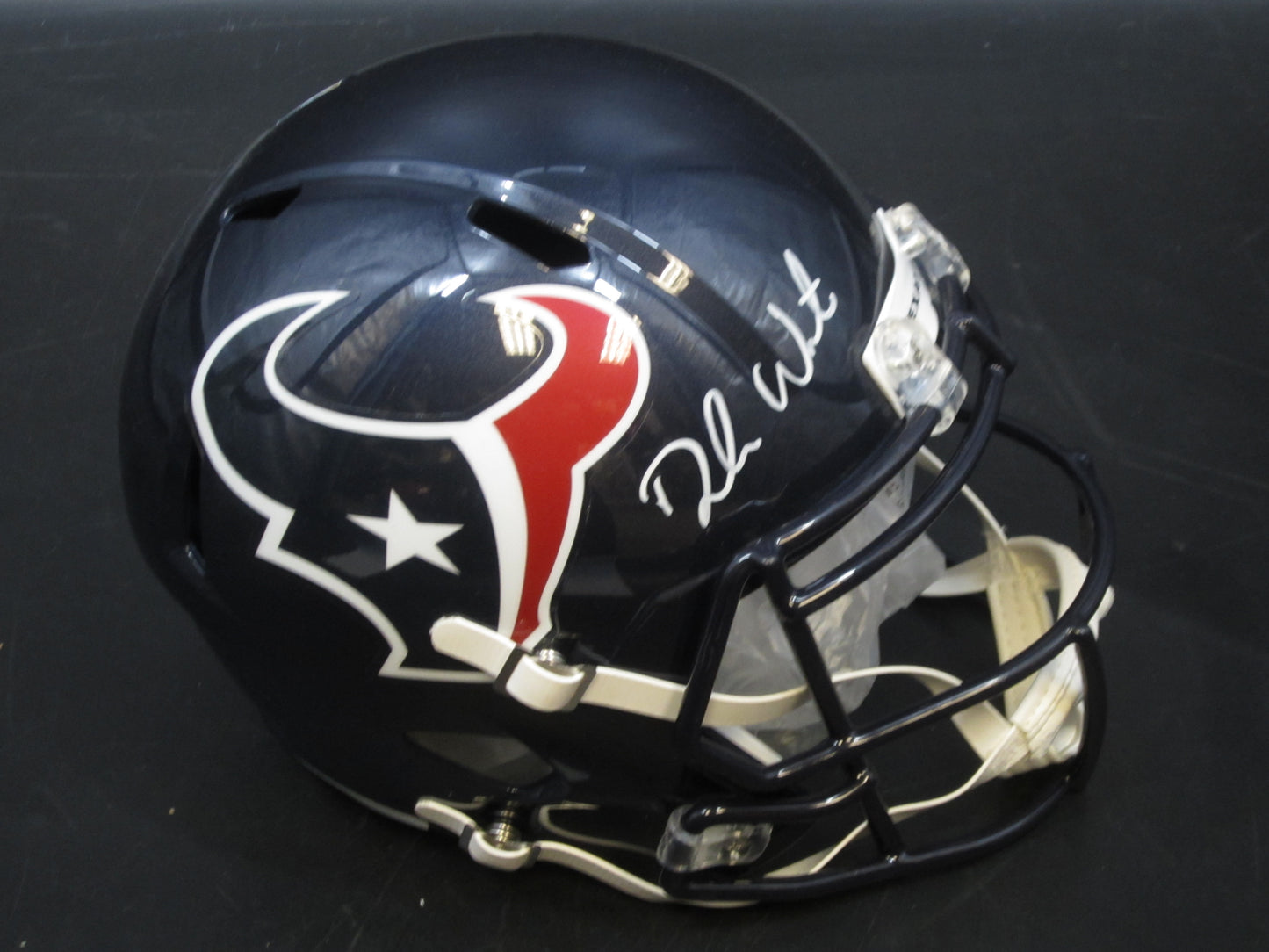 Houston Texans Deshaun Watson Hand Signed Autographed Full-Size Replica Helmet with BECKETT COA