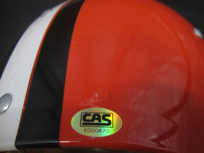 Cleveland Browns Paul Warfield Hand Signed Autographed Full Size Authentic Helmet with '64 CHAMPS Inscription & CAS COA