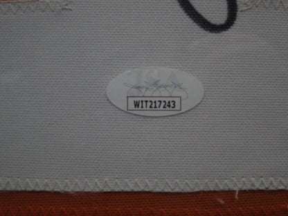 Miami Dolphins Dan Marino Hand Signed Autographed Custom Teal Jersey Framed & Matted with JSA COA