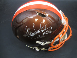 Cleveland Browns Clay Matthews Signed Full-Size Authentic Helmet with TSE COA