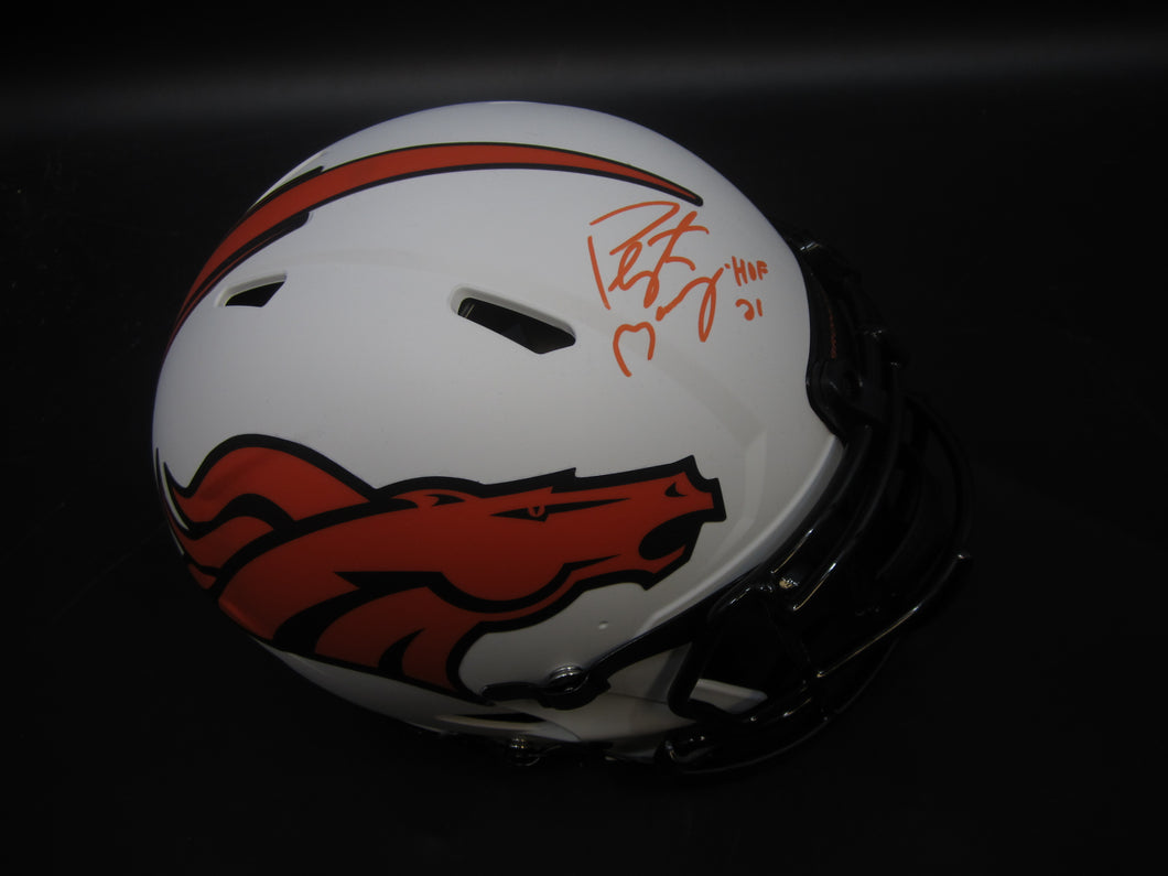 Denver Broncos Peyton Manning SIGNED Full-Size AUTHENTIC Helmet With FANATICS COA