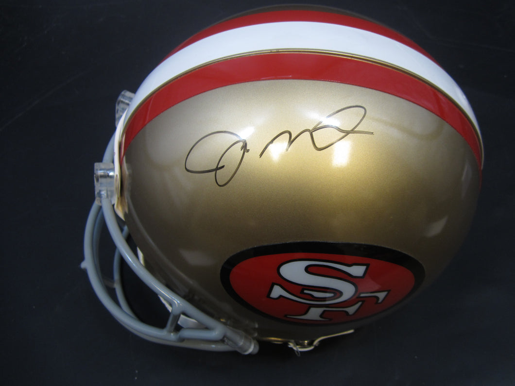 San Francisco 49ers Joe Montana Signed Full-Size Authentic Helmet with UDA Hologram & CAS COA
