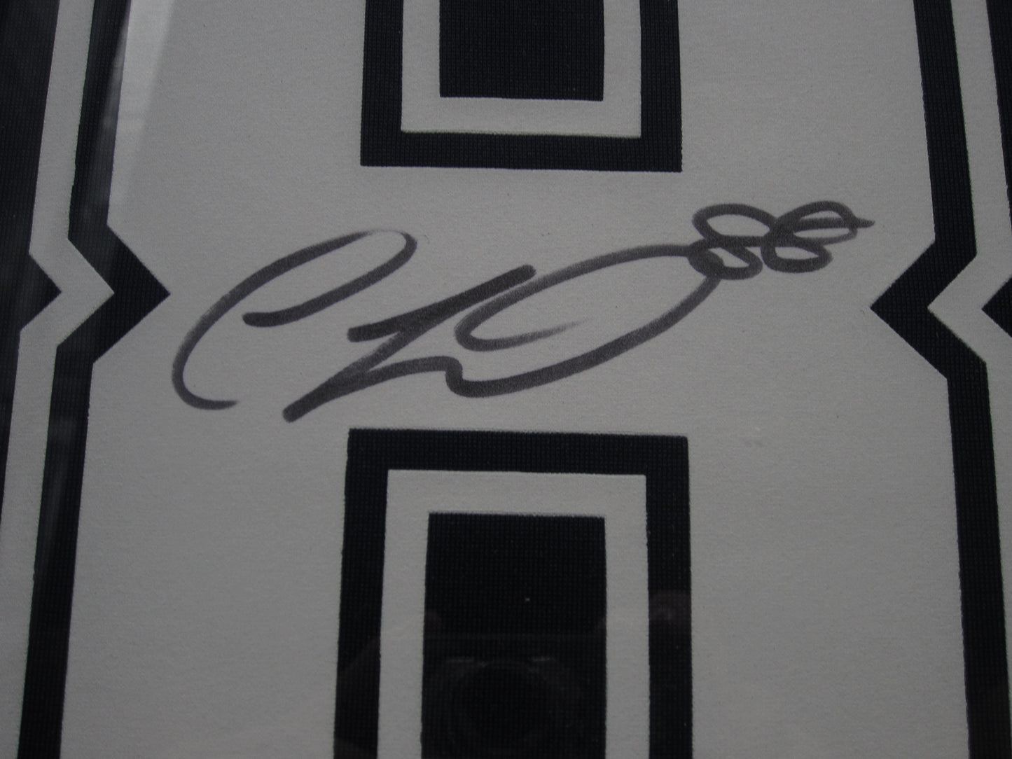 Dallas Cowboys CeeDee Lamb Hand Signed Autographed Authentic Blue Jersey Framed & Matted with FANATICS Authentic COA