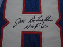 Load image into Gallery viewer, Buffalo Bills Joe DeLamielleure Signed Jersey with HOF 02 Inscription Framed &amp; Matted with JSA COA