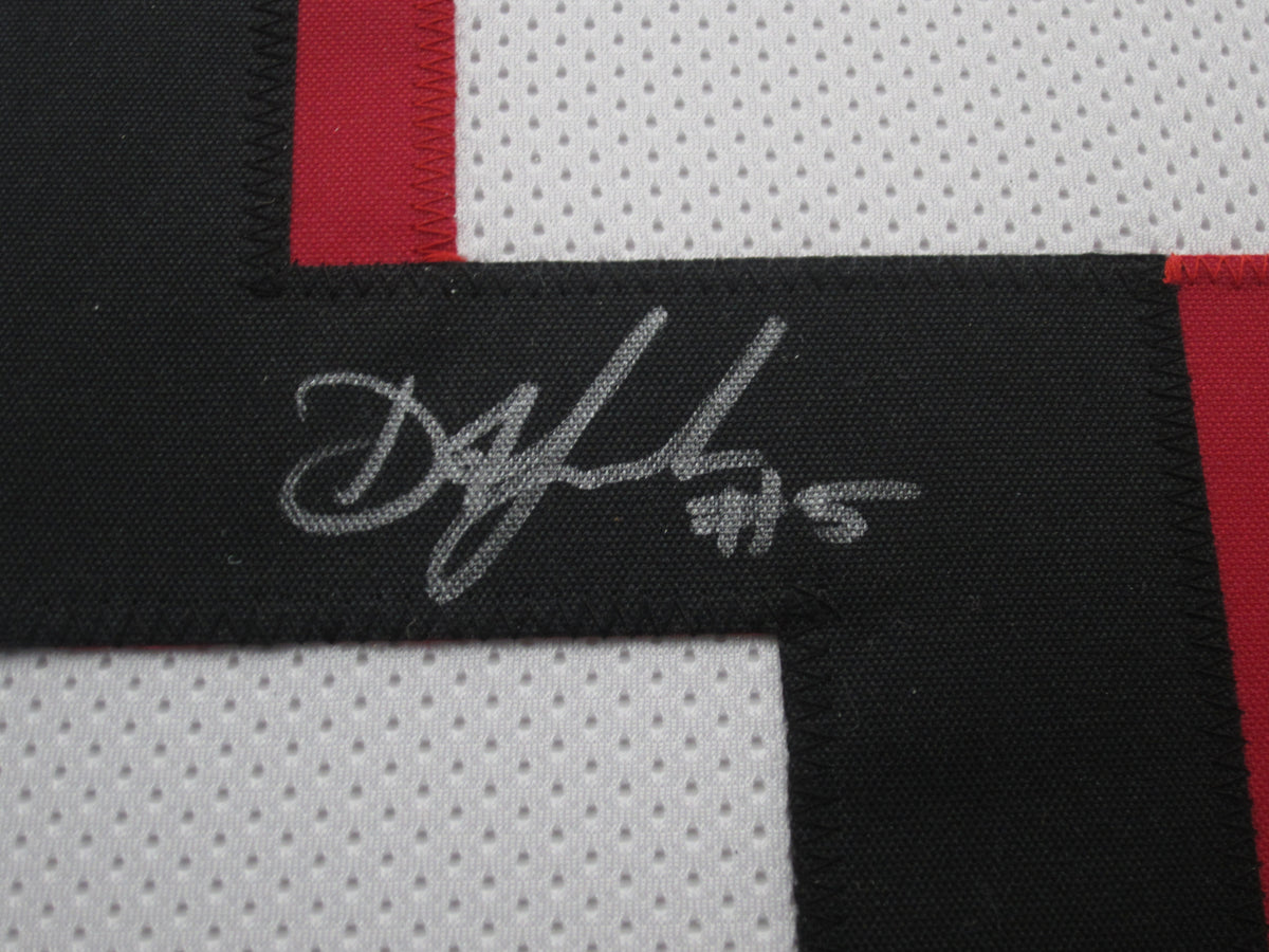 Atlanta Falcons Drake London Hand Signed Autographed Custom White Jersey Framed with Matting Includes Beckett COA